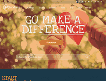 Tablet Screenshot of gofundraise.com.au